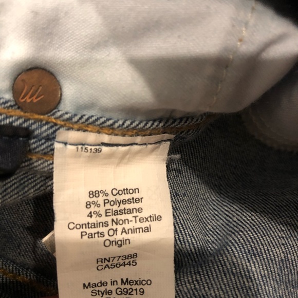 MADEWELL 10” high riser skinny button up - Picture 2 of 8